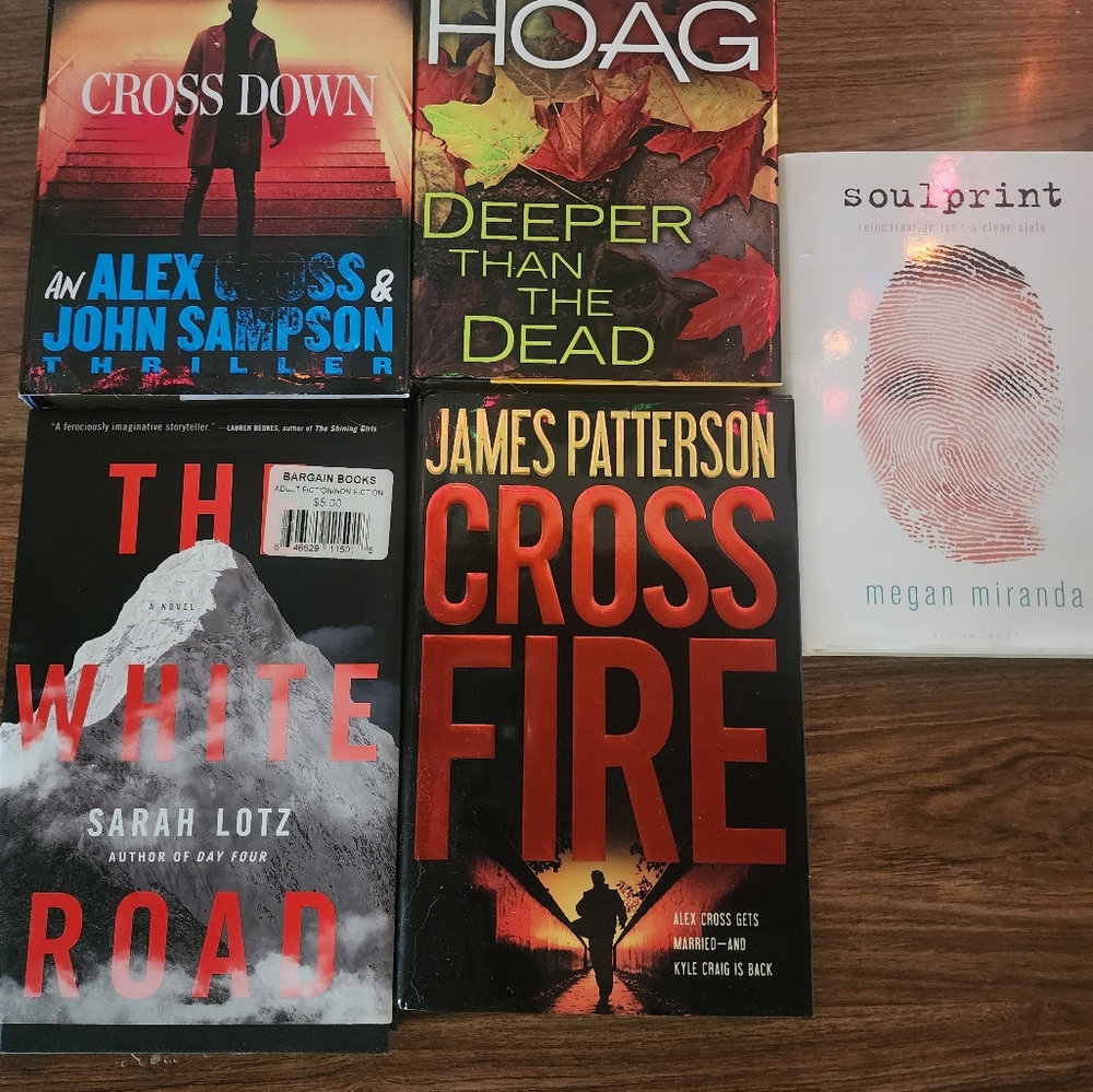 Lot of 5 hardback books